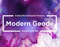 Modern Geode Gemstones