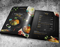 Restaurant menu| design & food photography