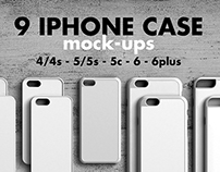 Iphone cases - 2d sublimation mock-ups