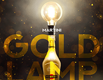 Martini Gold Lamp