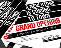 New Store Grand Opening Flyer
