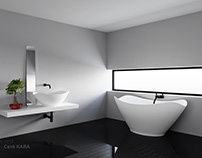 KiSS - Bathroom Sink & Bathtube Design