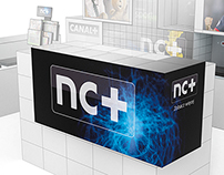 Design & visualization nc+ POS application in 3D space