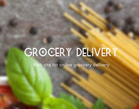 Grocery delivery web site