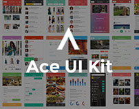 Ace iOS 8 Mobile UI Kit 