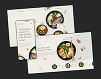 Asian Restaurant UI/UX Design