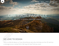  Horizon - Creative One Page Multi-Purpose Theme