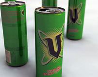 V Energy Drink Branding