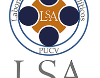 logotipo laboratorio servicios analíticos "LSA" de PUCV