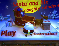 Santa and his naughty reindeer (indie game)