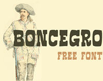 Boncegro FF (Free Typeface)