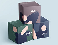 Постеры и упаковка для бренда дневного сна Zizi.
