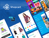 Free UI PSD for eCommerce mobile app
