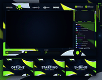 STREAM OVERLAY TEMPLATE PSD PACKAGE DOWNLOAD - TWITCH