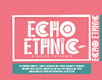 Echo Ethnic Display Font