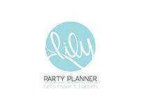 Lily - Party Planner (projekt logo i wizytówki)