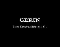 Logotype Development «GERIN» — for buero bauer
