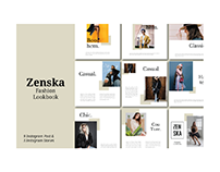 Zenska Instagram Feed and Stories Template