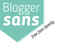 Blogger Sans (Free Typeface)