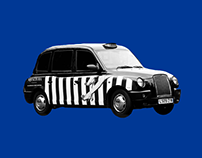 Aquazzura - London taxi campaign