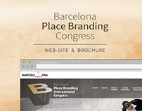 Barcelona Place Branding Congress - Web-site & Brochure