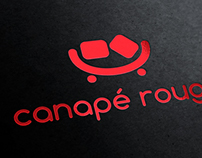 Canape rouge Logo Template