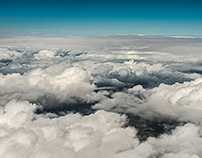 AERIAL VIEWS CLOUDS OVER ANDALUSIA