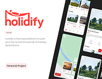 UIUX Case Study for Holidify App