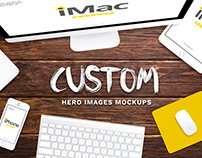 Custom Hero Images Mockups
