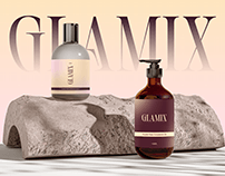 GLAMIX - A Cosmetic Store Brand Design