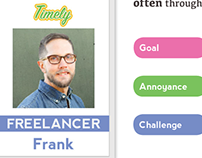 Personas for the Timely app