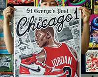 Air Jordan, Chicago 1 Poster Drop