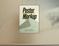 Free Download Poster Mockup