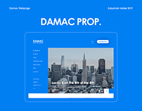 Real Estate Webpage(Damac Prop.) - UX/UI