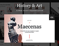 Free • Maecenas – History & Art Presentation Template
