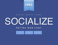 SOCIALIZE | RETINA WEB FONT