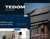TEDOM - Energy supplier | Branding | UX/UI | Web Design