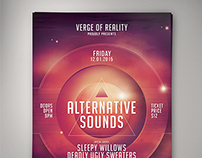 Alternative Sounds Party Flyer