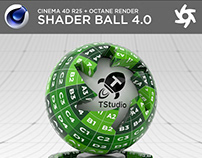 CINEMA 4D + OCTANE RENDER Shader Ball scene 4.0