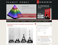 Planet Ponzi Website & Infographic Design
