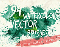 Watercolor Vector Brushes