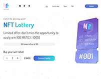 Web design, development, smart contract - NFT lottery