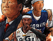 Basketball magazine cover 