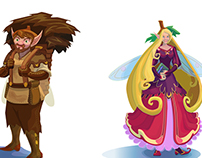 Little/Fairie Folk Character Designs