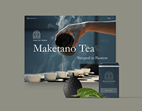 Maketano Tea Webdesign