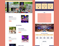 Minimalistic Responsive Web Design for Set The Stage.