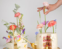 Blossom vegan cakes