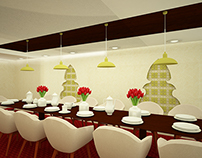 Cruise Myanmar (Restaurant entrance & private room)