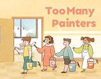 Children's Book: Too Many Painters