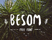 Besom - FREE Brush font
